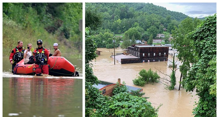 TT, Kentucky, översvämning